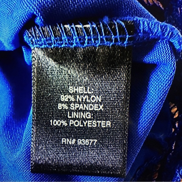 BOLD elements Women's Royal Blue Lace Off the Shoulder Party Dress Size XS NWT - Picture 2 of 5